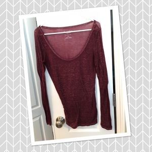 American Eagle burnout tee